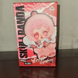 Skull Panda Winter Symphony Plush Doll - Pink Delight